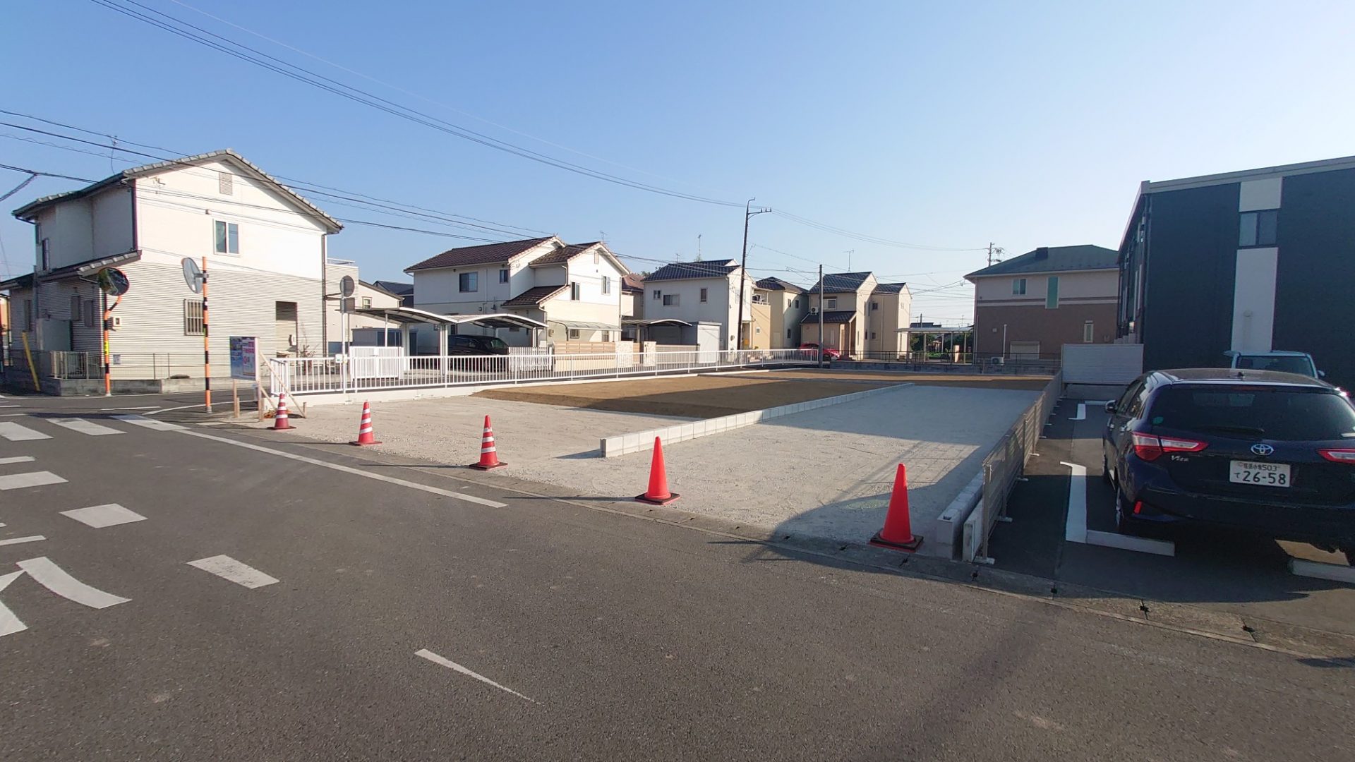 現地写真北西道路から写真撮影